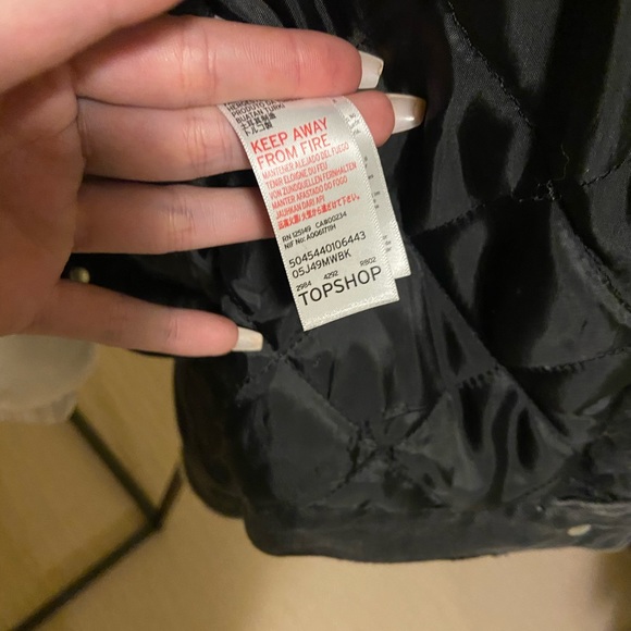 Top shop jean jacket with sherpa detail - Picture 3 of 7